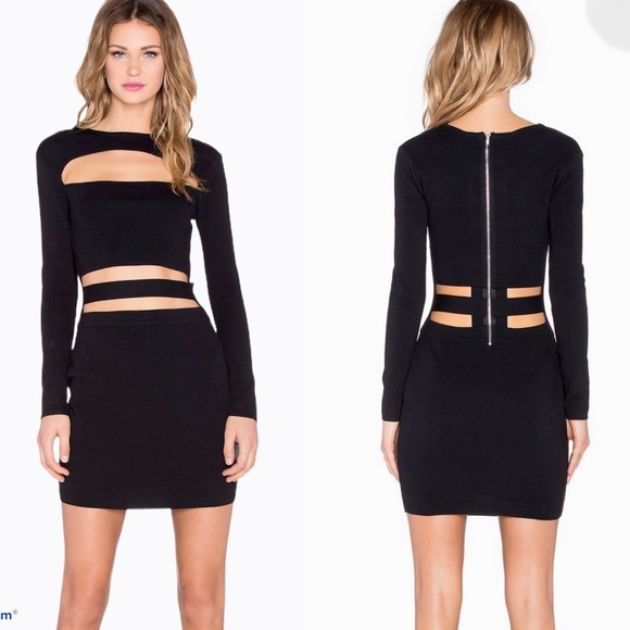 Endless Rose Dresses & Skirts - Endless Rose dress long sleeve cut-out detail